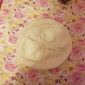 Beige beanie